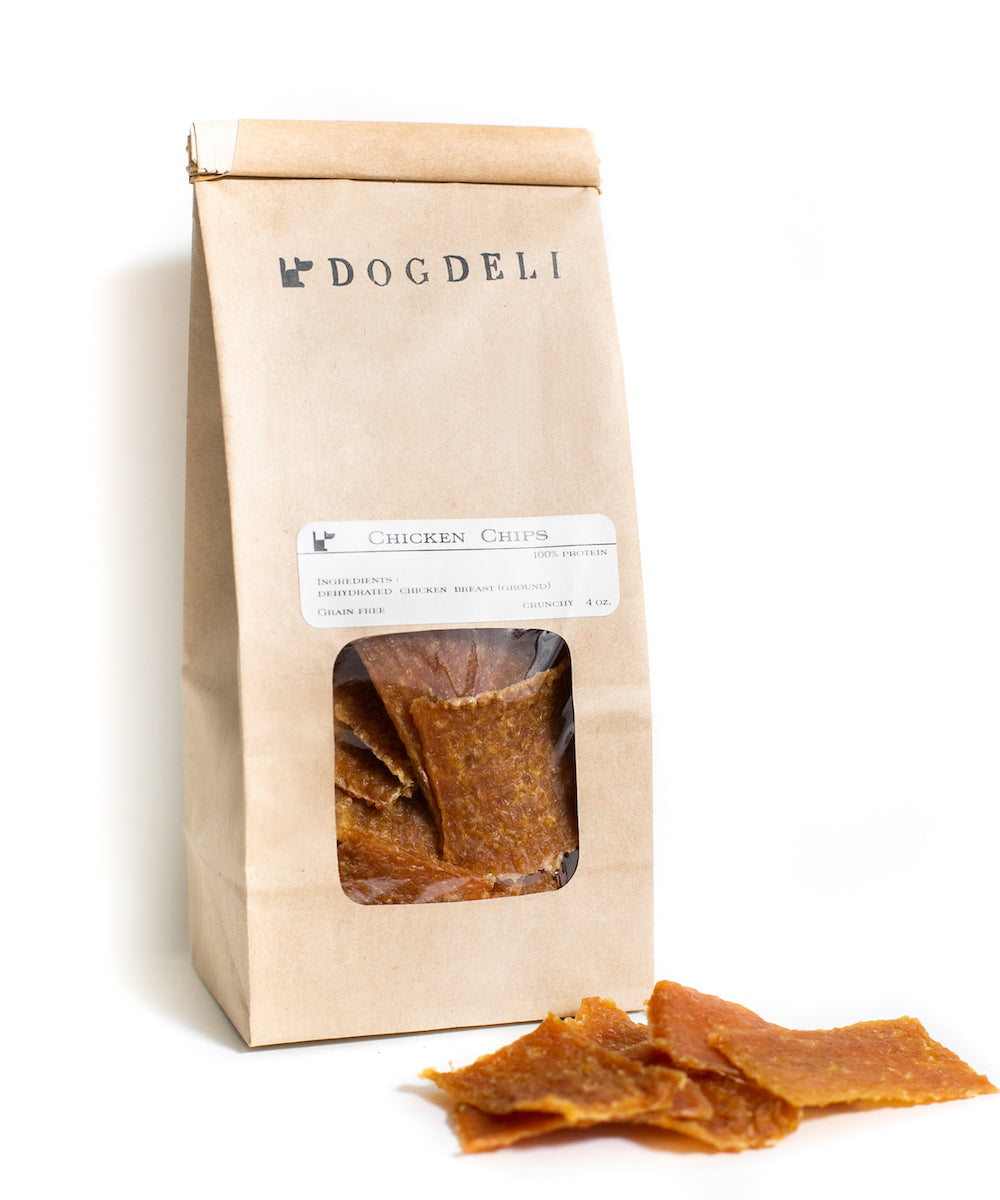 Dehydrated Chicken Chips For Dogs By Dogdeli